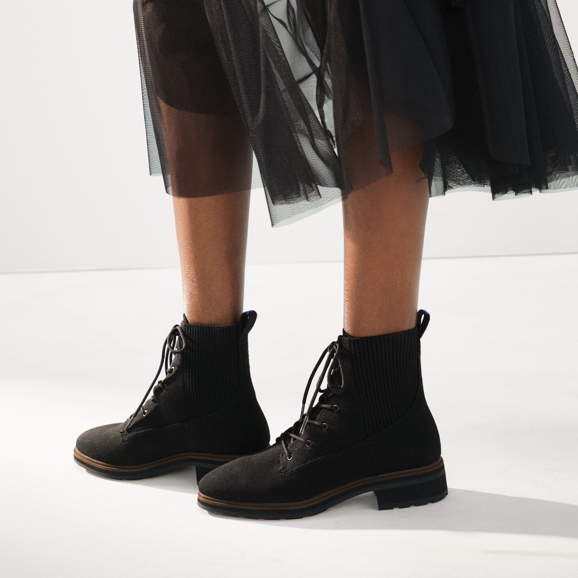 The Laced Lug Boot - Onyx Black - Image 3