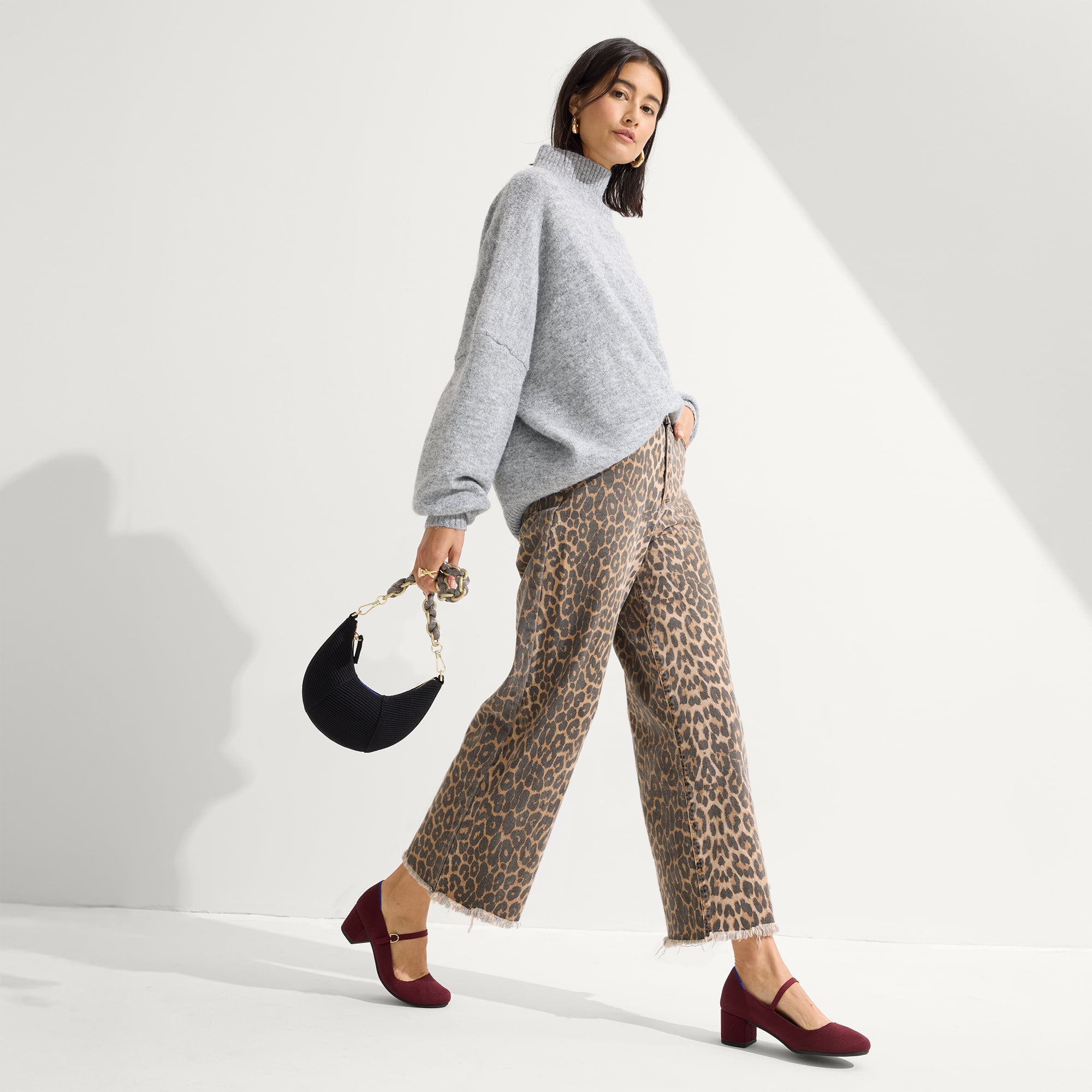 The Mary Jane Heel - Wine Red - Image 3