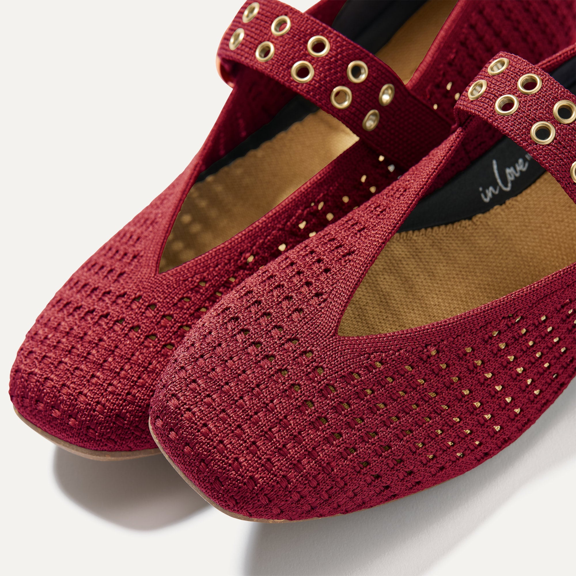 The Max Buckle Mary Jane - Ruby Mesh - Image 2