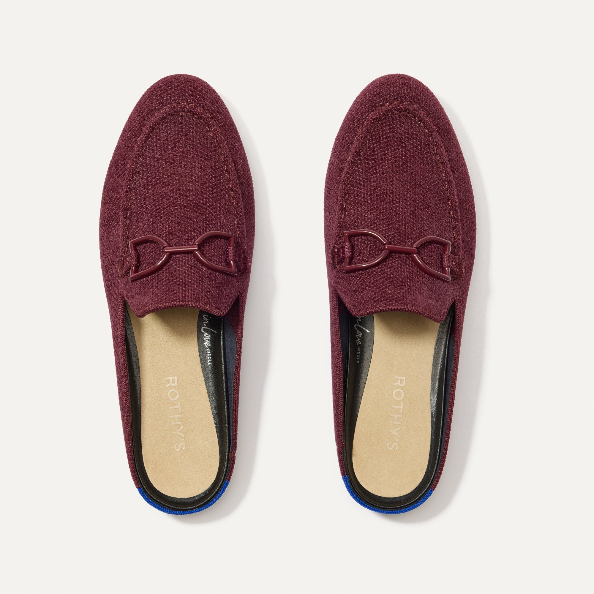 The ReVelvet™ Double Bit Loafer Mule - ReVelvet™ Syrah