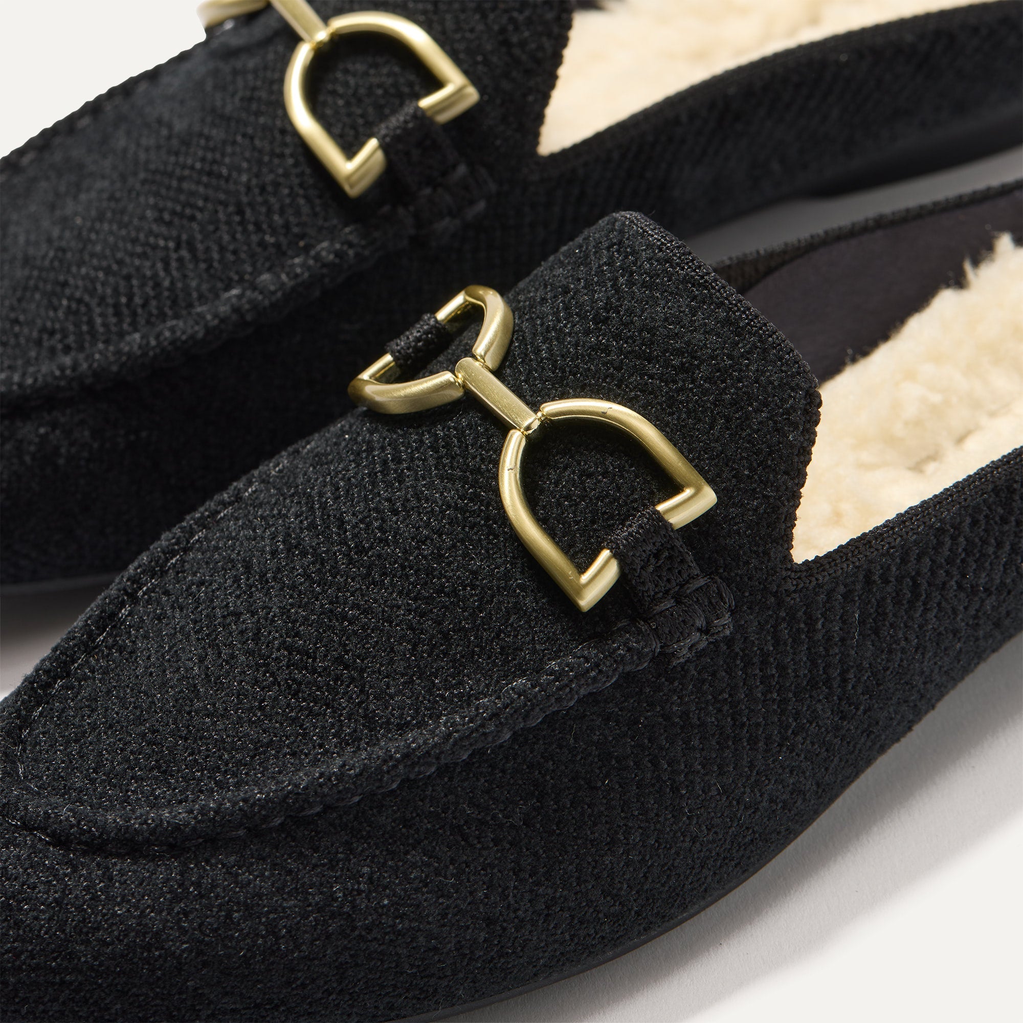 The ReVelvet™ Cozy Bit Loafer Mule - ReVelvet™ Black - Image 2