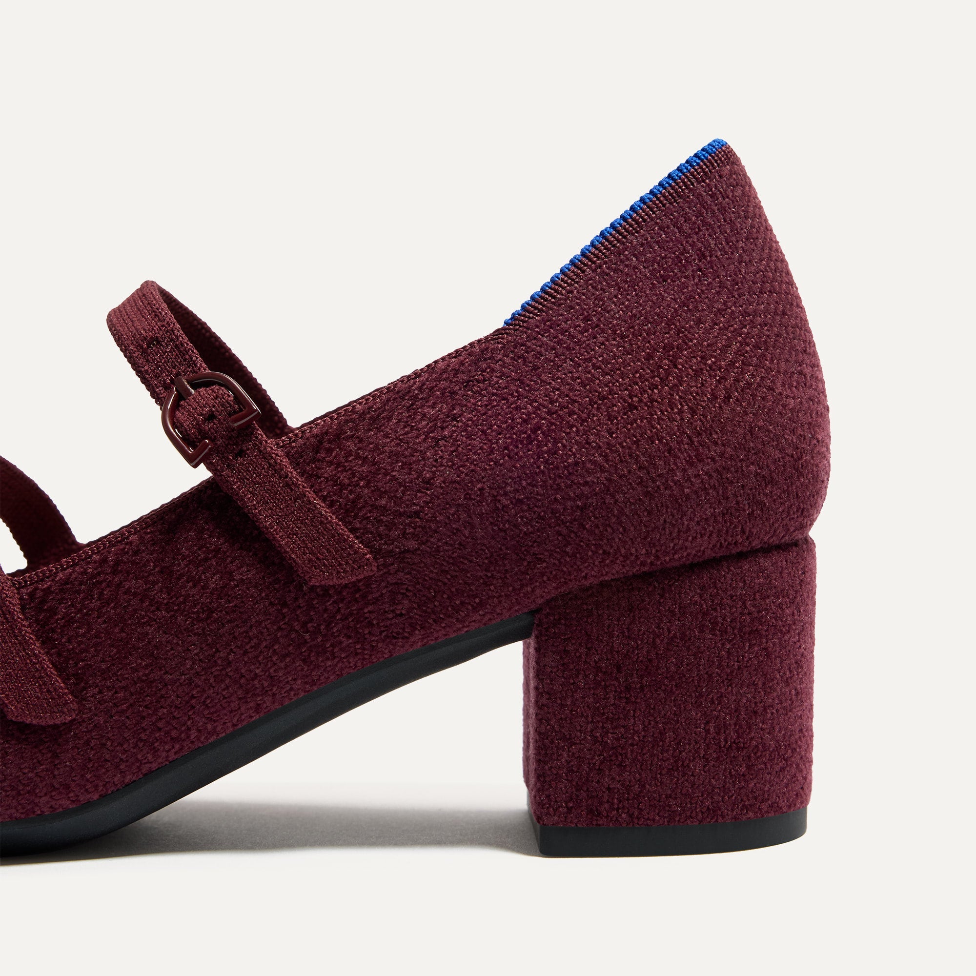 The ReVelvet? Double Buckle Mary Jane Heel - ReVelvet? Syrah - Image 7