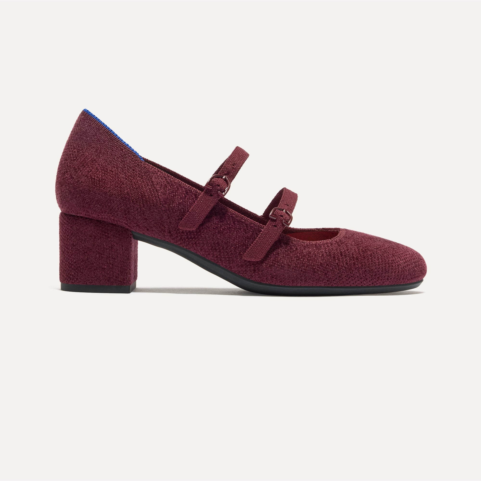 The ReVelvet? Double Buckle Mary Jane Heel - ReVelvet? Syrah - Image 4